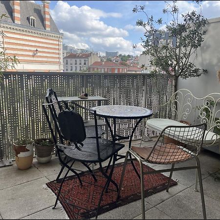 Spacious Flat With Terrasse And Parking Near Metro Bagnolet Buitenkant foto